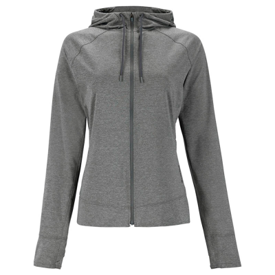 Толстовка Simms Women's SolarFlex Full-Zip Hoody, Steel Heather, XL