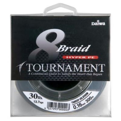 Леска плетеная Daiwa Tournament 8 Braid Premium 135м 0,08мм (темн. зел.)