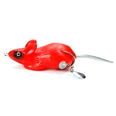 Мышь-незацепляйка Namazu MOUSE с лепестками, 76 мм, 26 г, крючок-двойник YR Hooks (BN) #2/0 цвет 12