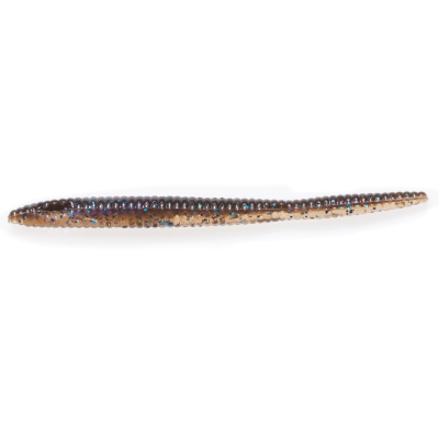 Имитация червя Berkley Powerbait Micro Crawler 4" цв. Chocolate Purple Blue Fleck