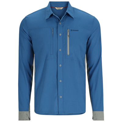Рубашка Simms Intruder BiComp Fishing Shirt, Nightfall/Cinder, XL