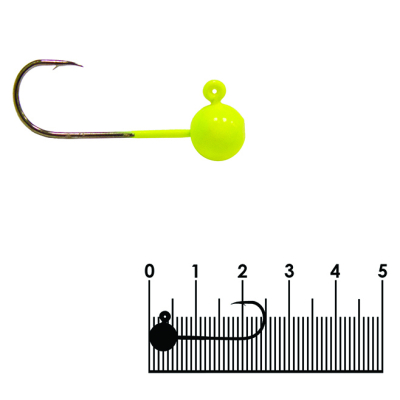 Джиг-головка TroutTheme - 0,3 гр - Желтая №4