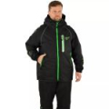 Костюм мужской демисезонный ХСН "Wild river" -10, hardguard, черный (зеленые молнии) (48-50/176)