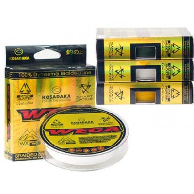 Леска плетен. Kosadaka Wega 150м флюор. 0,10мм, 5,05кг BWEG010Y