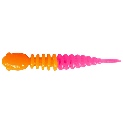 Силиконовая приманка Trout Bait Chub 50 Сыр цв. 21 (Orange-Pink)