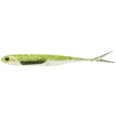 Мягкие приманки Fish Arrow Flash J Split 4" SW #102 (Chartreuse/Silver)