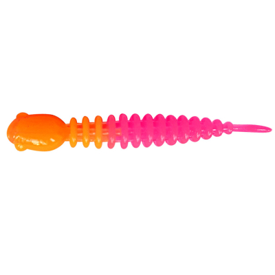 Силиконовая приманка Trout Bait Chub 65 Сыр цв. 21 (Orange-Pink)