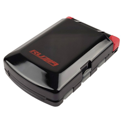 Коробка двойная Ruzza 64x97x25мм 5 отделений + 2 перегородки