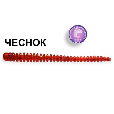 Силиконовая приманка Crazy Fish Cruel Leech 8-5.5-4-5 чеснок цв. cherry (вишня)