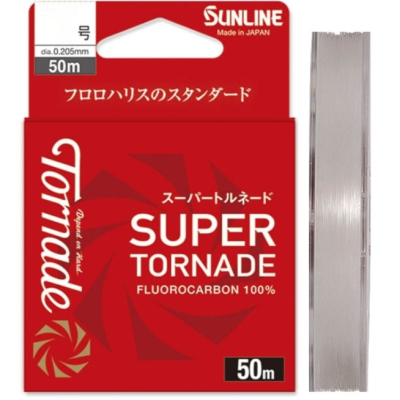 Леска флюорокарбоновая Sunline Super Tornade 50m HG #0.6/0.128mm