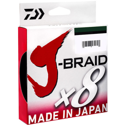 Шнур плетеный Daiwa J-Braid X8 Green 150m 0.18mm 26.5lb