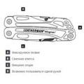 Мультитул Leatherman Wingman (831437) 97мм 14функций серебристый подар.коробка