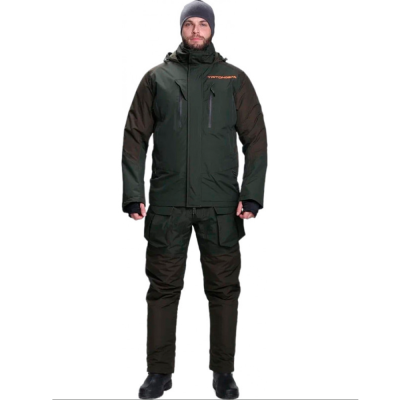 Костюм Triton "Pro Angler" -15 (Таслан, Хаки-Коричневый) р-р 48-50 рост 182-188