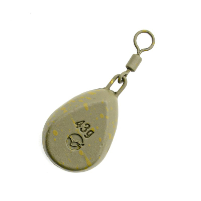 Грузило Korda Flat Pear Swivel 1,5oz 43гр FPS15
