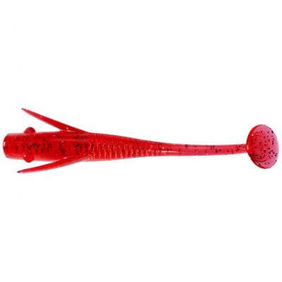Имитация креветки Berkley Powerbait Shrug Minnow 1.5" цв. CherCandy/Red&Sil