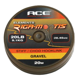 Поводковый материал ACE Riga-Mortis Hooklink 15lb x 20м цв. Кор.