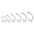 Офсетный крючок Owner 5109 J-Light Worm Hook Black #2 