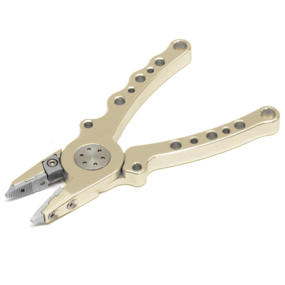 Пассатижи Centro Aluminum Fishing Pliers 7.5" Split Ring Jaw, Gold