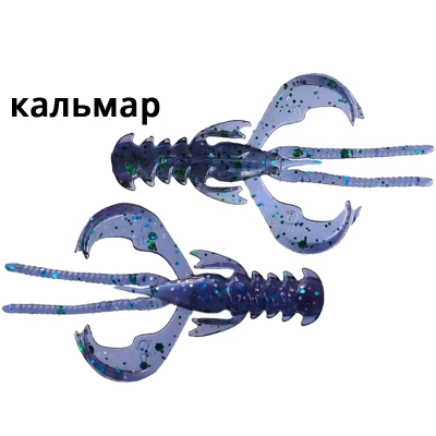 Силиконовая приманка Crazy Fish Nimble 1.6" 49-40-50d-6 кальмар цв. Northern Lights