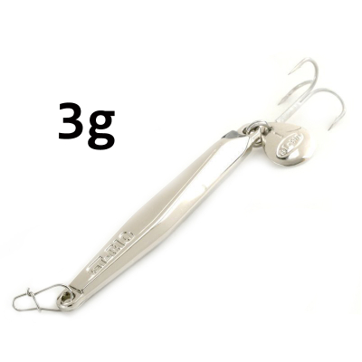 Блесна GT-BIO Freshwater Jigging #1 3гр, серебро GT-32T