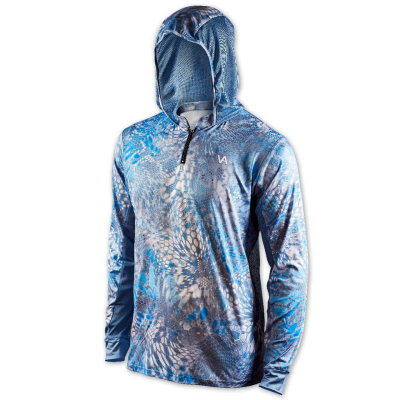 Худи мужская Veduta Air серия UPF50+ Reptile Skin Blue р.3XL