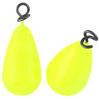 Груз Крашеный "Колокол" с быстросъемной застежкой 26 гр, цвет 02-желтый (GKOLBSC-26-02)