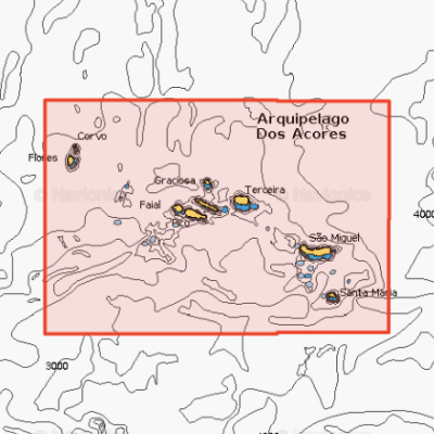 Карта Navionics Azores 5G130S