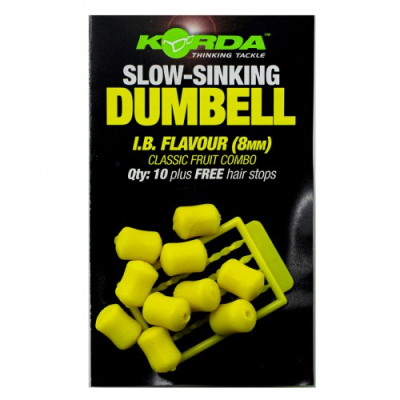 Имитационная приманка Korda Slow Sinking Dumbell IB 8мм KPB35 (фруктовый)