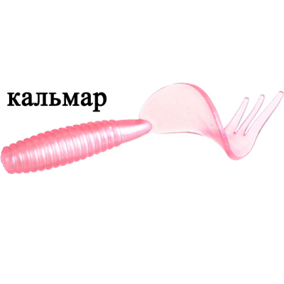 Силиконовая приманка Flagman Trident 2" цв. pearly pink 12pc squid