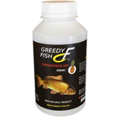 Концентрат микс GreedyFish Concentrate Mix (вкус ананаса) 0,25л.