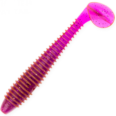Силиконовая приманка Akara Fat Tail-3,3 80мм цвет 413 (4 шт)