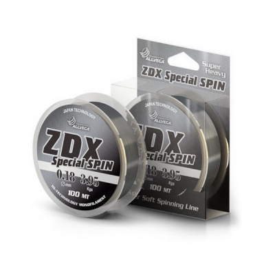 Леска Allvega ZDX Special Spin (100м) светло-серая - 0,40мм