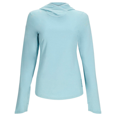 Термофутболка Simms Women's SolarFlex Hoody, Steel Blue Heather, XS