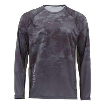 Термофутболка Simms Challenger Solar Tech Jersey, Hex Flo Camo Carbon, XL
