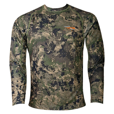 Футболка Sitka Core Lt Wt Crew - LS цв. Optifade Ground Forest р. 3XL