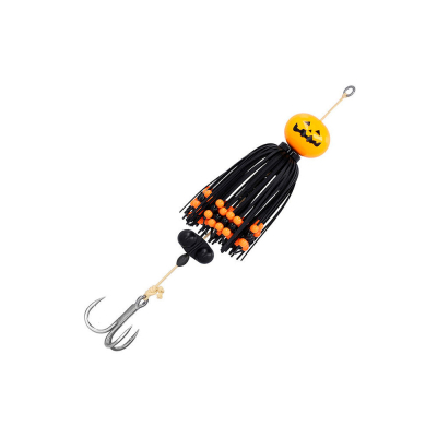 Тизер на сома "Mikado-Cat Territory BOGEY" PUMPKIN 180г, тройник BKK, трещётка (PMBOGEY-180-P)