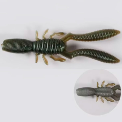 Силиконовая приманка рачок Noeby S3206 7.5cм 3.4g цвет NW206 уп.4 шт.