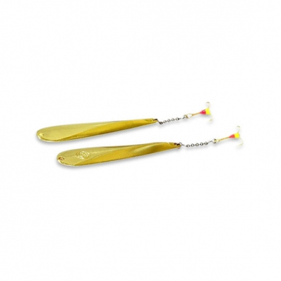 Блесна зимняя Nils Master Snub Head 75mm 20g цв. 013 B/B