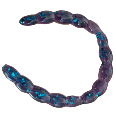 Силиконовая приманка Pike Hunter JimWorm 3.5" 8.5 см. #016 Fialka (UV) (12 шт)