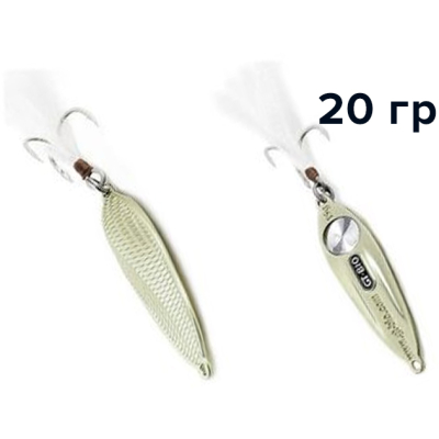 Блесна GT-BIO Racing Boat Evolutional Version 20g, серебро
