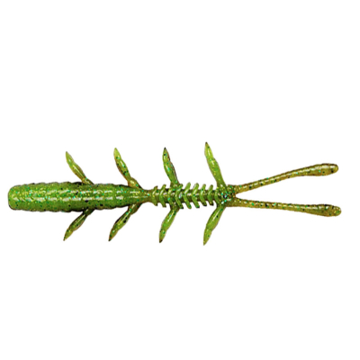 Силиконовая приманка Jackall Scissor Comb 3,8" (7 шт.) green pumpkin/chart