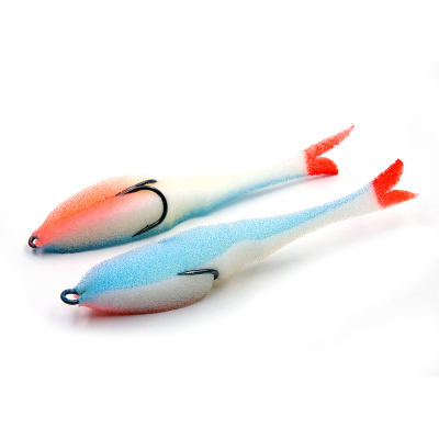 Поролоновая рыбка Yaman Devious Minnow на двойнике, р. 135 мм, цвет 22 UV (5 шт.)