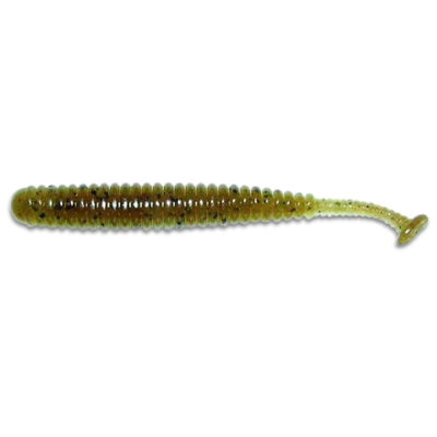 Силиконовая приманка Reins Aji Adder Shad 2" цв. #B08 Green Pumpkin Chart Melon