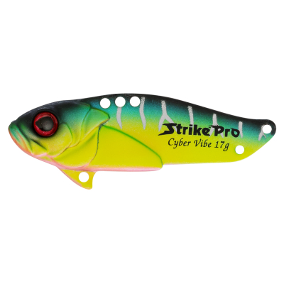 Блесна-Цикада Strike Pro Cyber Vibe 35, 35 мм, 4,5 гр. цвет: Pearl Mat Tiger (JG-005A#A204S)