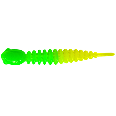 Силиконовая приманка Trout Bait Chub 50 Сыр цв. 28 (Lemon-Green)