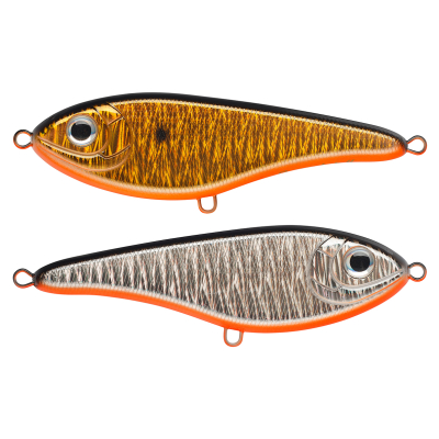 Воблер Джеркбейт Strike Pro Buster Swim 130мм 65гр. цвет A70-613-SBO Double Silver/Smoked (EG-228#A70-613-SBO)