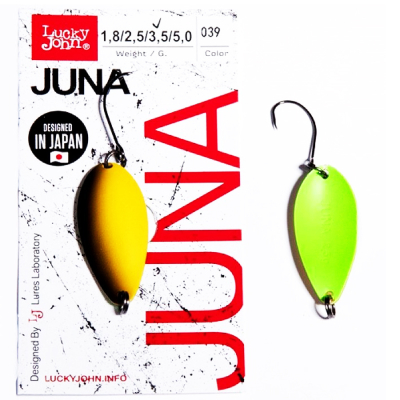 Блесна колеблющаяся Lucky John Juna 30мм 2.5гр. цв. 039