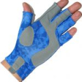 Перчатки эластичные без пальцев Kosadaka Sun Gloves, цвет Blue, р-р S/M (ISSB-GL-Blu-S/M)