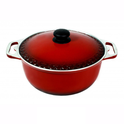 Кастрюля с крышкой Азиатка 2л Силумин (ЭКА02)