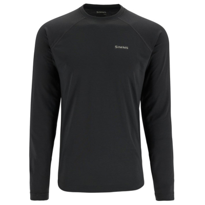 Термофутболка Simms Lightweight Baselayer Top, Carbon, L